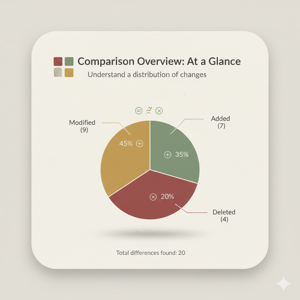 Side-by-Side Visual Diff Infographic