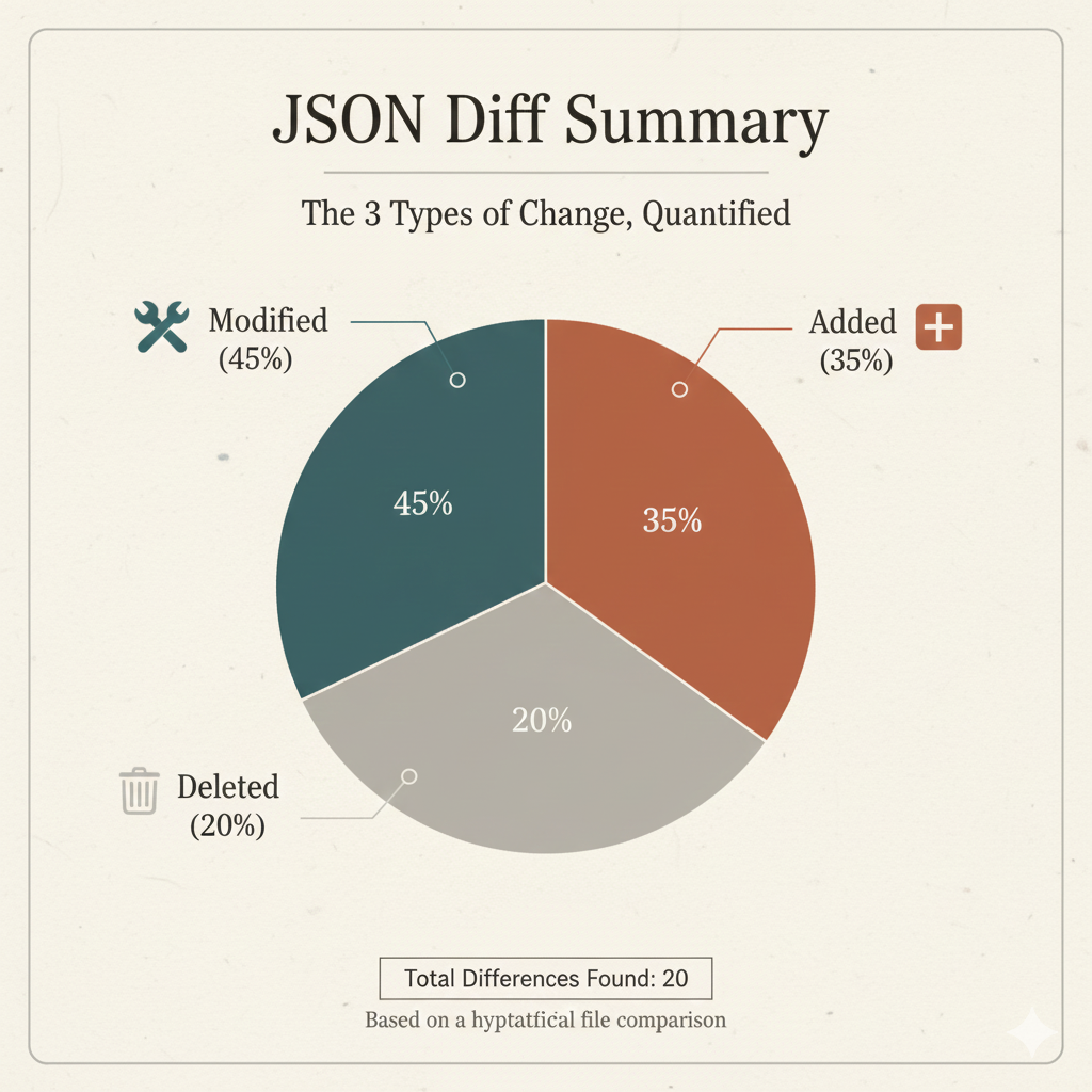 json diff summary