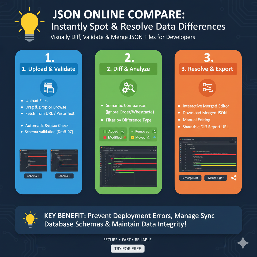 json online compare