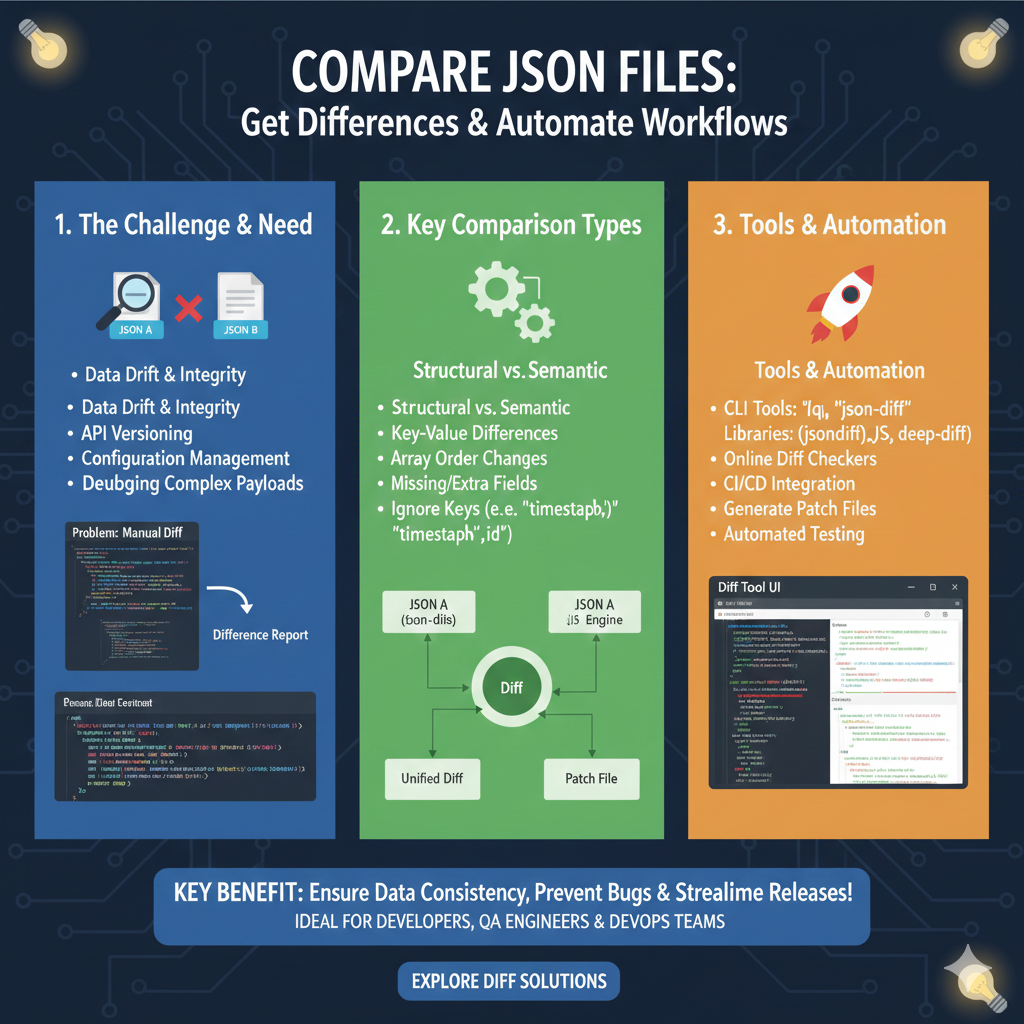 compare json files